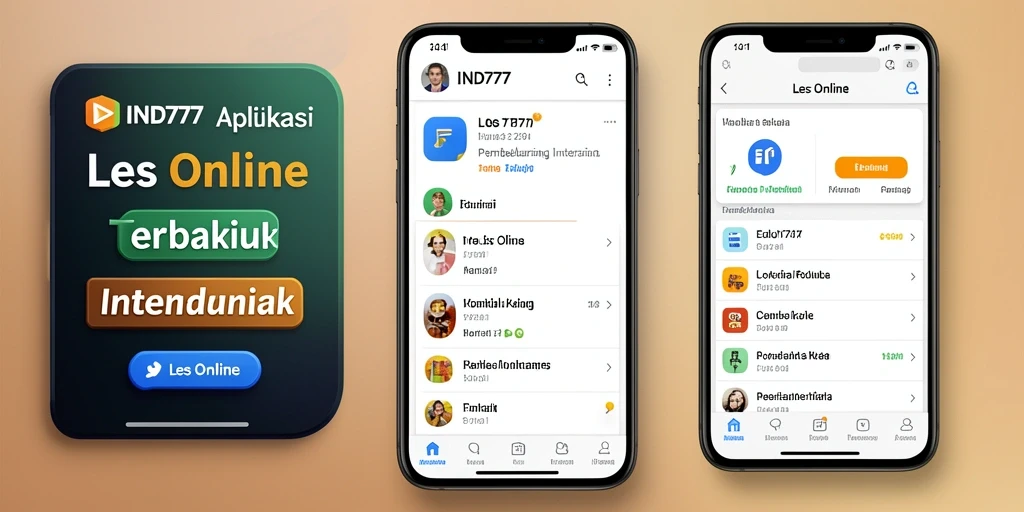 Tampilan antarmuka aplikasi IND777 yang ramah pengguna dan intuitif.
