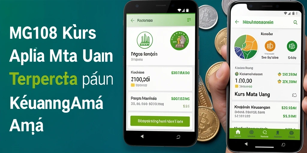 Tampilan antarmuka MG108 yang jelas dan informatif untuk kurs mata uang.