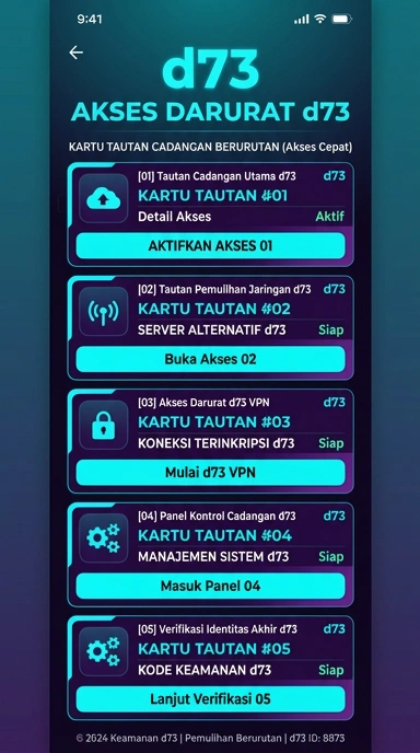 Akses Mudah ke d73 Melalui Link Alternatif