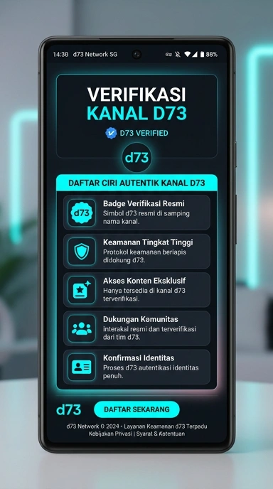 Kanal Resmi d73 untuk Pengguna Android Indonesia
